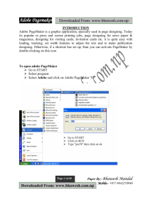 Adope Page Maker note ( 7.0 )