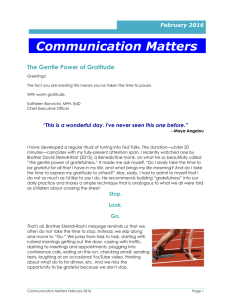 Communication Matters - Institute for Healthcare Communication