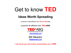 Get to know TED