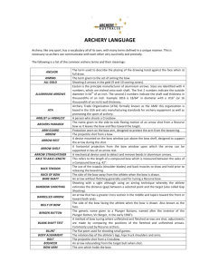 ARCHERY LANGUAGE