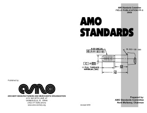 AMO Standards Layout