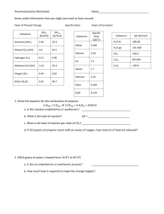 Ultimate Thermochemistry Worksheet