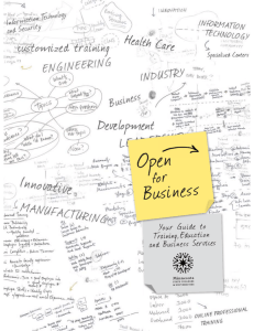 Open for Business brochure 2008 - Minnesota State Colleges and