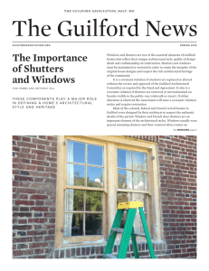 Guilford Association Spring 2014 newsletter