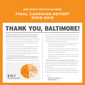 thank you, baltimore! - Open Society Foundations