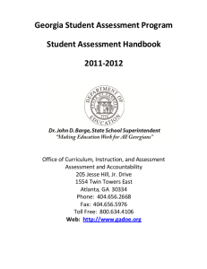 Student Assessment Handbook 2011