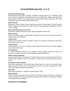 ee 203 network analysis (3-1-2: 5)