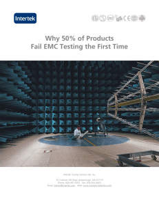 Why 50% of Products Fail EMC Testing the First Time