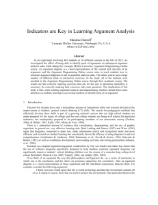 Indicators are Key in Learning Argument Analysis