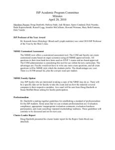 ISP Academic Program Committee Minutes April 28, 2010