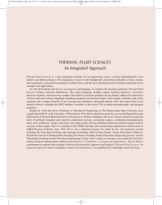THERMAL-FLUID SCIENCES - Cambridge University Press