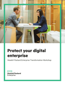 Protect your digital enterprise: Hewlett Packard Enterprise