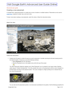 Visit Google Earth's Advanced User Guide Online