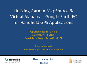 Utilizing Garmin MapSource & Virtual Alabama