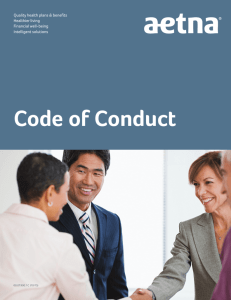 Aetna's Code of Conduct