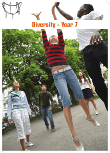 Year 7 Diversity - Wiltshire Healthy Schools