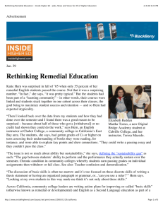 Rethinking Remedial Education __ Inside Higher Ed __ Jobs, News