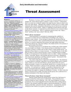 Threat Assessment - University of Nebraska–Lincoln