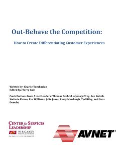 Out-Behave the Competition