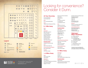 Looking for convenience? Consider it Dunn.