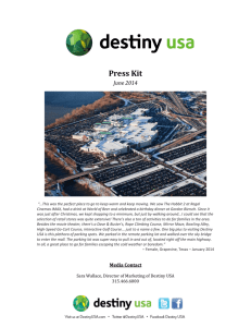 Press Kit - Destiny USA