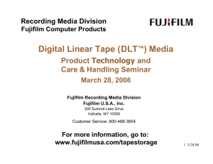 Digital Linear Tape (DLT) Media Technology