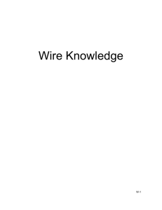 Wire Knowledge - U.S.A. Wire & Cable Inc.