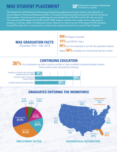 MAE Employment facts - Mechanical and Aerospace Engineering