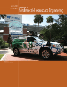 2008 Spring Newsletter - Mechanical and Aerospace Engineering