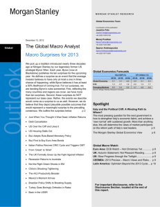 The Global Macro Analyst: Macro Surprises for 2013
