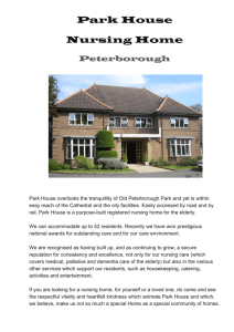 Brochure - Park House Nursing Home, Peterborough