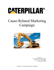 Caterpillar Strategic Plan
