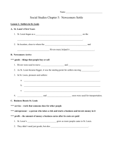 Social Studies Chapter 5: Newcomers Settle