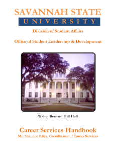 Career Resource Guide - Savannah State University