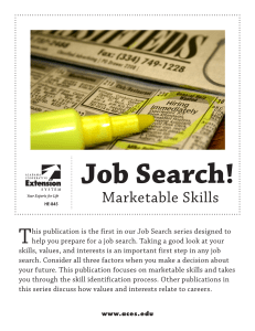 This publication is the first in our Job Search series designed to help