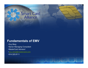 Fundamentals of EMV - Smart Card Alliance