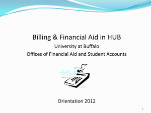 Student Response Center - UB Office of Financial Aid