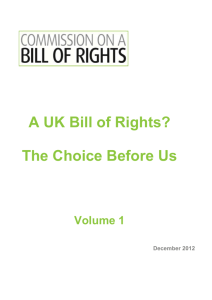 Commission on a Bill of Rights - UK Government Web Archive
