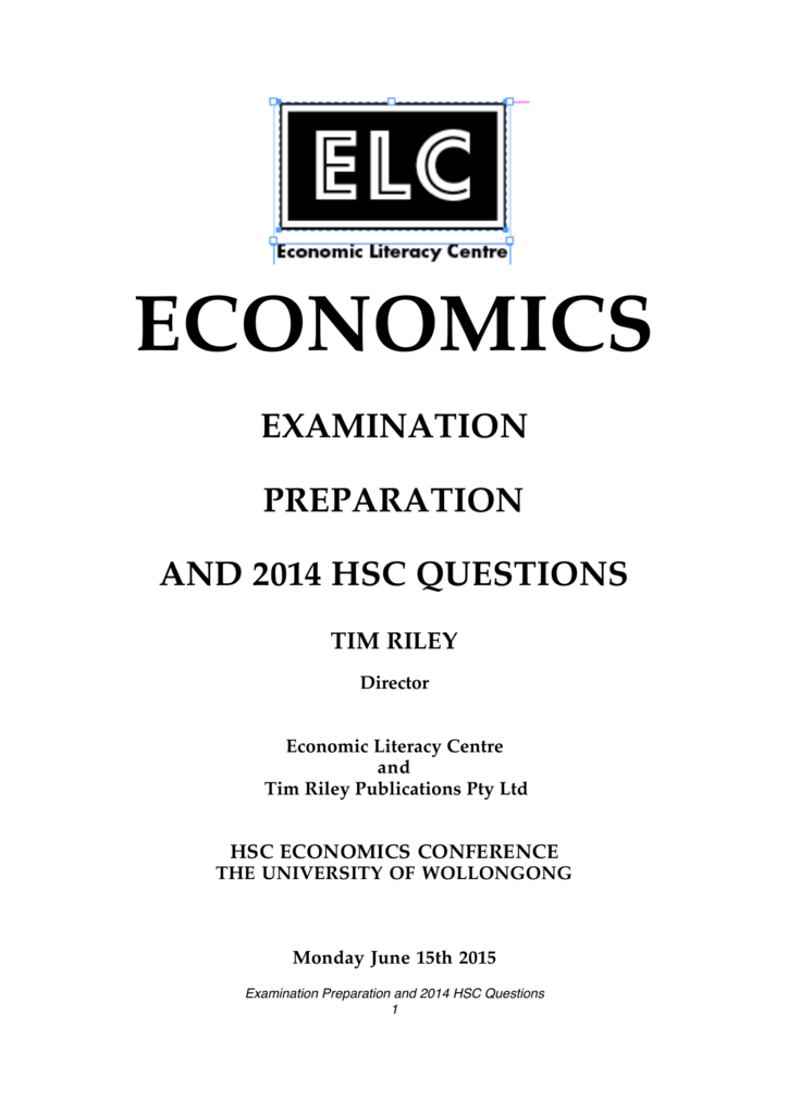 Year 11 Economics Tim Riley Pdf Download