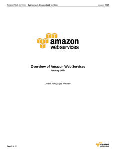 Overview of AWS - Amazon Web Services
