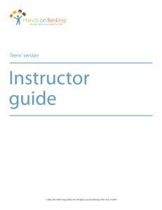Teens' Instructor Guide