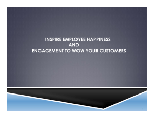 inspire employee happiness and engagement to