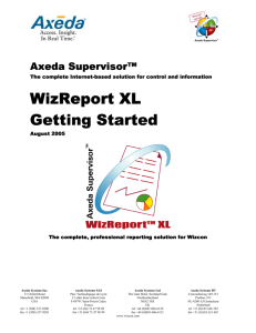 Getting Started with XLReporter