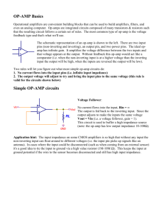 OP-AMP Basics - UNLV Physics & Astronomy