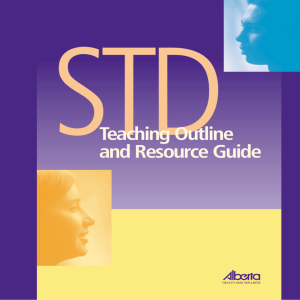 STD Teaching Outline and Resource Guide