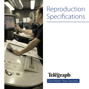 Reproduction Specifications