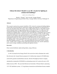 Edison Revisited: Should we use DC circuits for