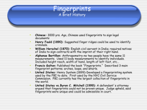 Fingerprints - WordPress.com