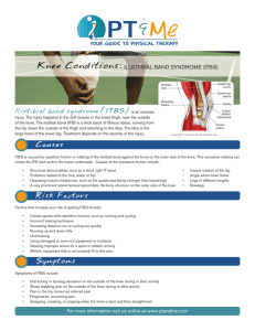 Knee Conditions: ILLIOTIBIAL BAND SYNDROME (ITBS)