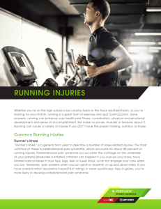 running injuries - Parkview Health